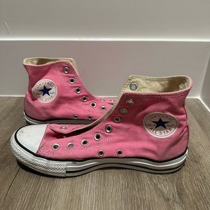 Pink Converse High Tops
